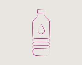 Иконка:Бутылка с водой, достаточная для употребления безалкогольных напитков во избежание тромбоза